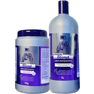 KIT MATIZADOR BLOND CBB COSMÉTICOS RECUPERA E REALÇA OS FIOS LOIROS