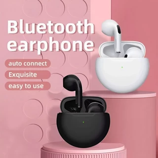 Fone De Ouvido Sem Fio Pro6 Preto E Branco em Oferta na Shopee