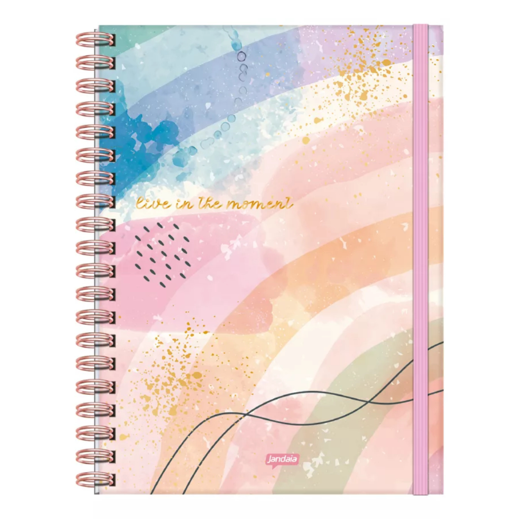 Caderno Pauta Inteligente Neo Jandaia IA - 80 folhas