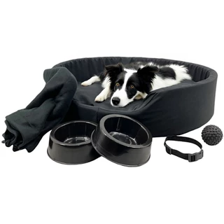 Kit Pet Grande Porte Cama Europa com Mantinha e Acessórios Fofos