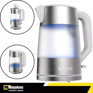 Chaleira Elétrica Iluminatta Prata 1,7L 220 volts- Cadence