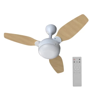 Ventilador de Teto Ventisol Legacy Inverter Dupla Face Pino e Branco Controle Remoto - Bivolt