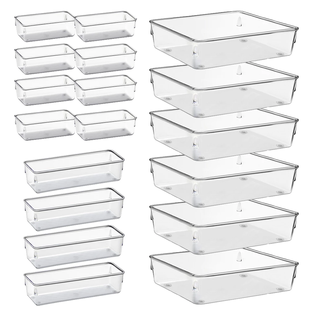 Kit 18 Organizadores Multiuso