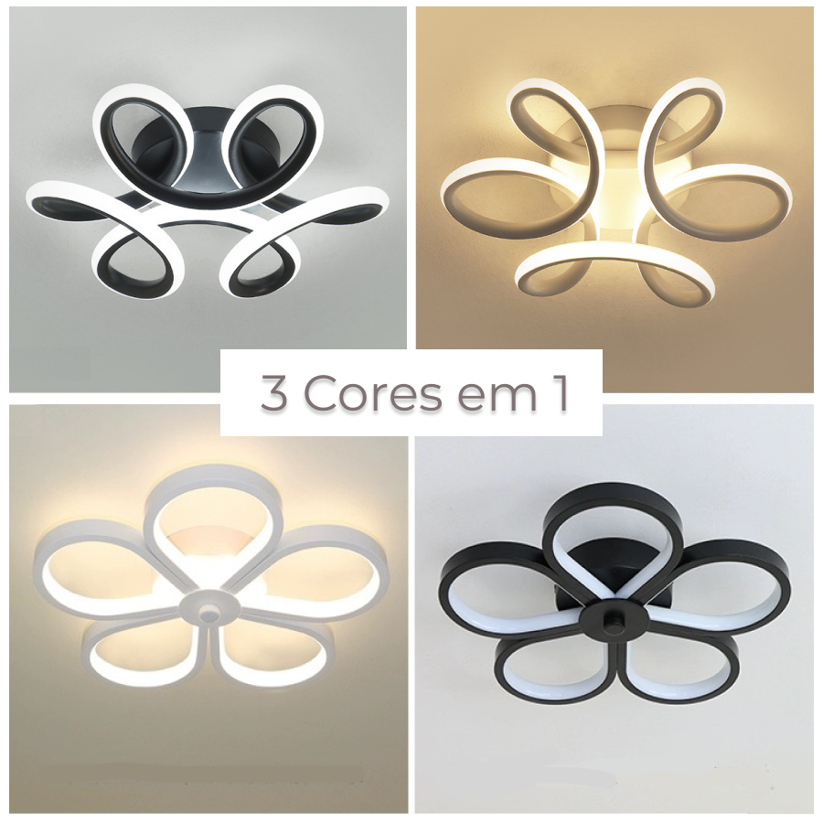 Luminária De Teto Plafon Led Moderna para Corredor Sala Quarto Cozinha