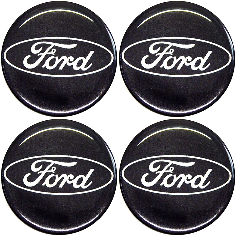 Adesivo Calota Resinado - Kit 4 Unid - Ford Chevrolet Fiat BBS