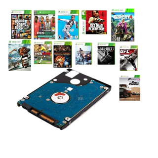 HD 500GB c/ 160 jogos para XBOX 360 RGH