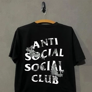 Camiseta ASSC Dragon 100% Algodão Streetwear Anti Social Social Club 2024