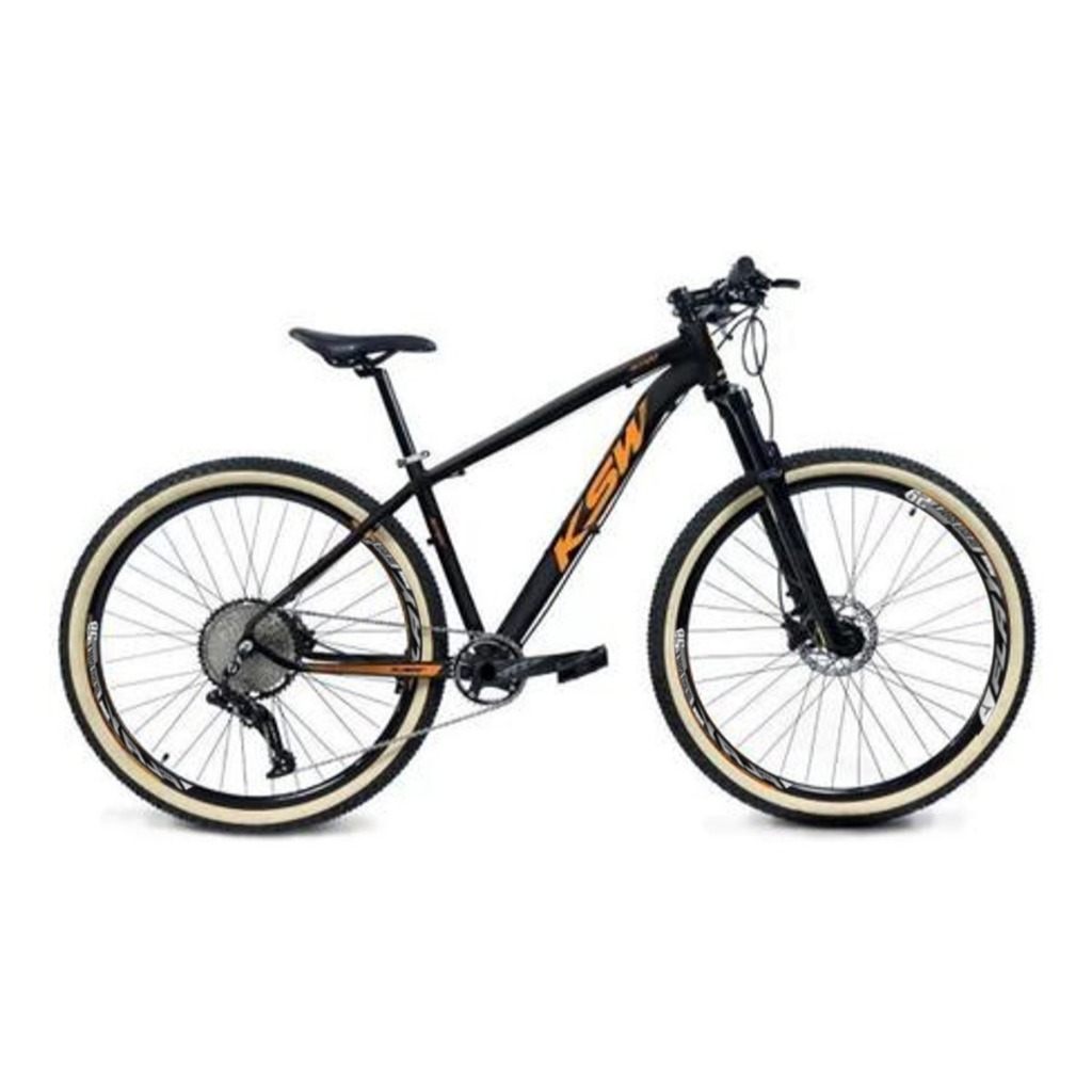 Bicicleta 29 Ksw Xlt100 9v Freio Hidráulico Trava K7 11/40