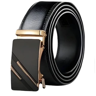 Cinto Social De Luxo Masculino Fivela Automática