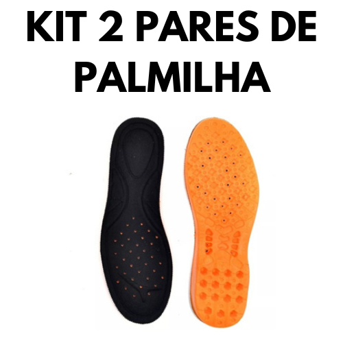 SUPER KIT 2 PARES DE PALMILHA EM GEL ORTOPÉDICA ANATÔMICA PARA TÊNIS E BOTAS ENVIO IMEDIATO
