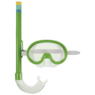Máscara de Mergulho Snorkel Óculos de natação Infantil Verde - Mor
