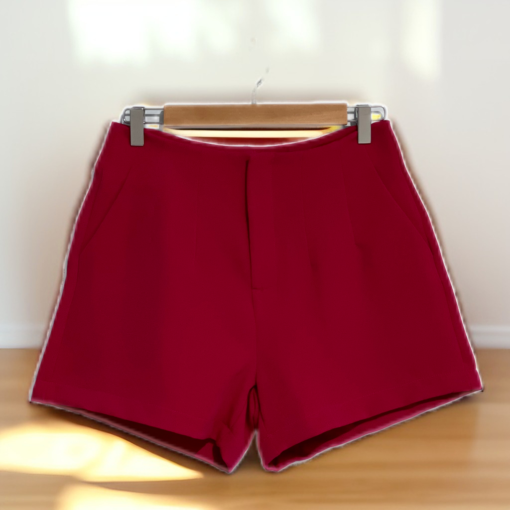 Short Alfaiataria Cintura Alta Short Zara
