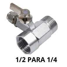Adaptador Do Purificador Filtro De Água De Alimentação 1/2'A 1/4 Torneira Da Válvula De Esfera NW Se