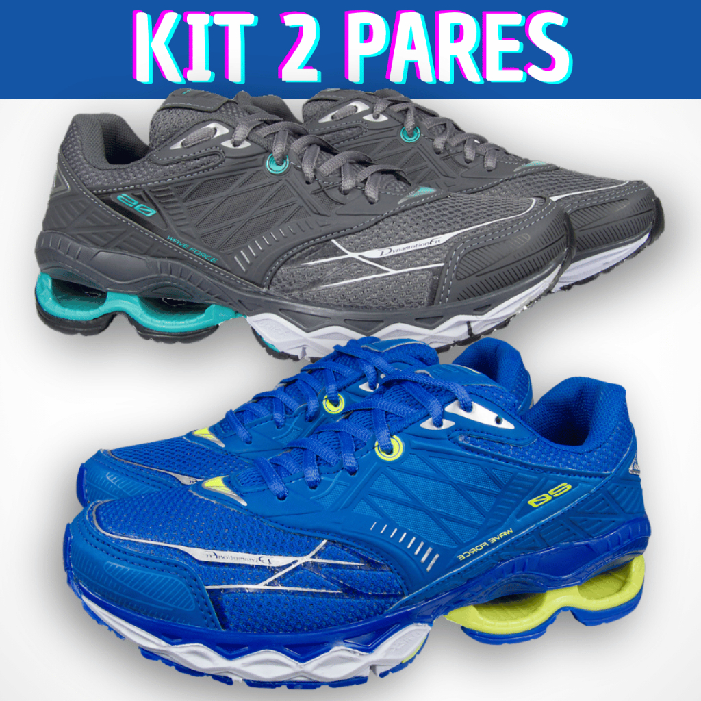 Kit Tenis Masculino Feminino Esportivo Corrida Caminhada