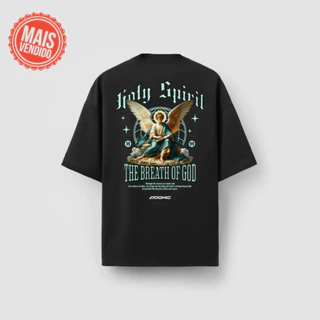 ANGEL 12 - Camiseta Masculina Oversized Premium 20.1 Spirit Streetwear Camisa Blusa Over Unissex