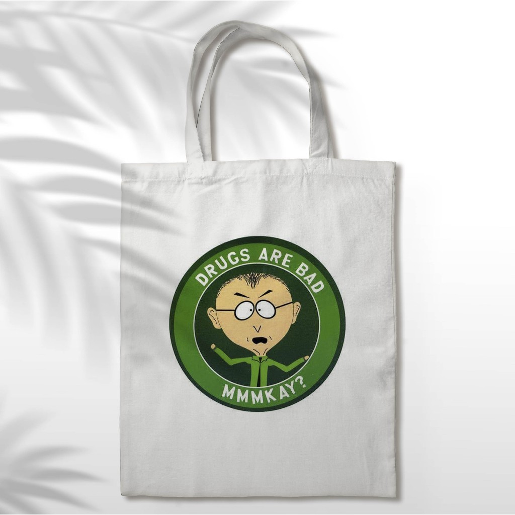 Bolsa Ecobag Drugs Are Bad MMMKay South Park - 59 | Shopee Brasil