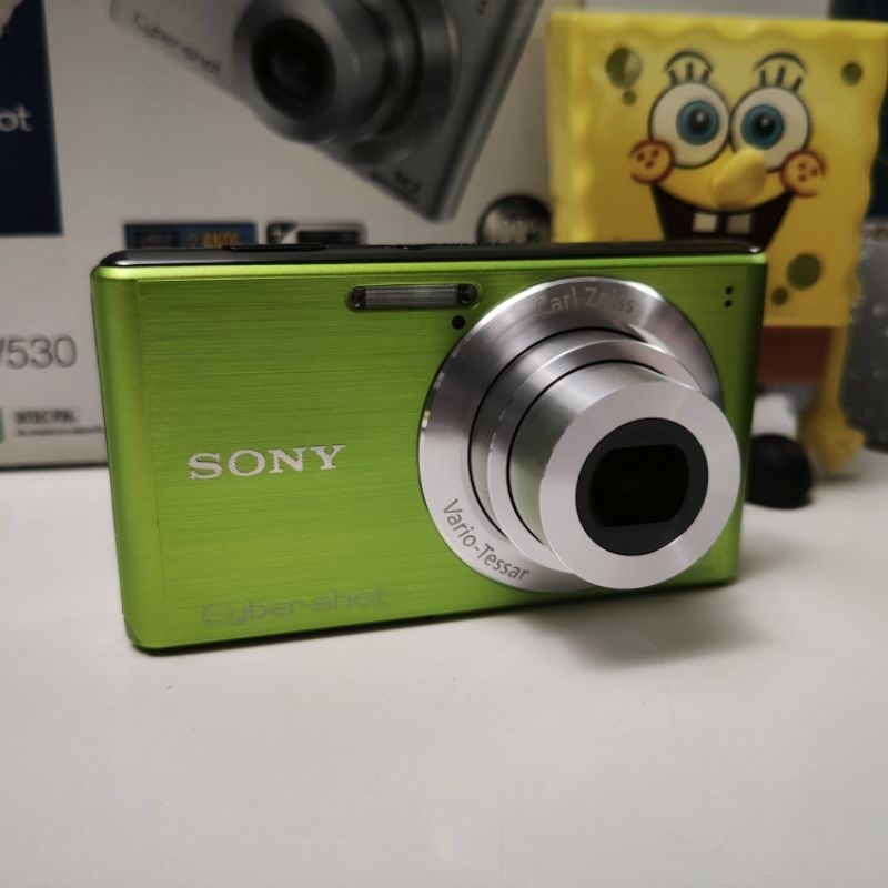 Câmera Digital Cyber-shot Dsc-w530 14.1mp verde Sony | Shopee Brasil