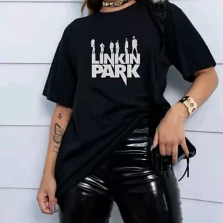 Camiseta Linkin Park Tour Brasil Rock 100% Algodão Fio 30.1 Oversized