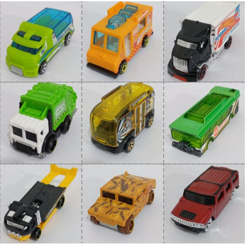 HOT WHEELS, MAISTO, MATCHBOX PICKUP, PESADOS, VAN, JEEP, TRUCK, ONIBUS