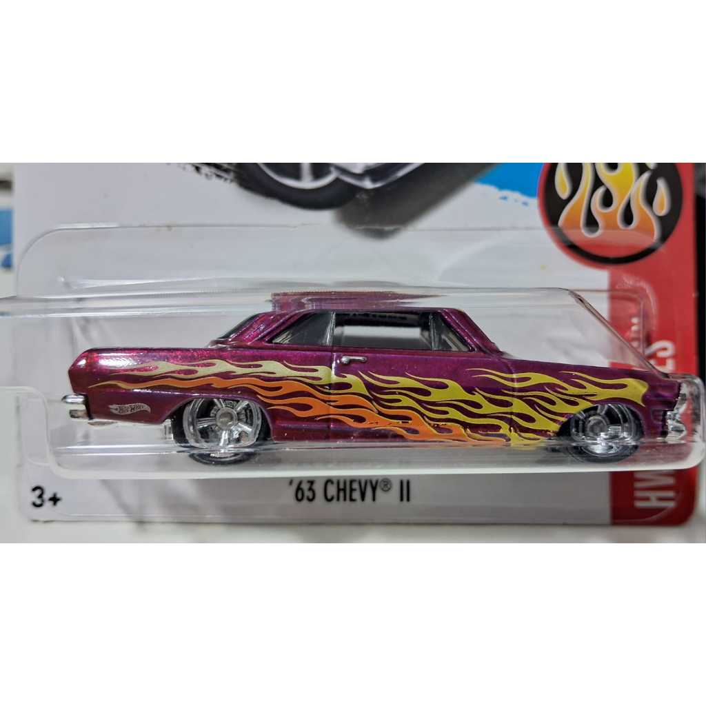 Hot Wheels '63 Chevy II Super Treasure Hunt STH | Shopee Brasil