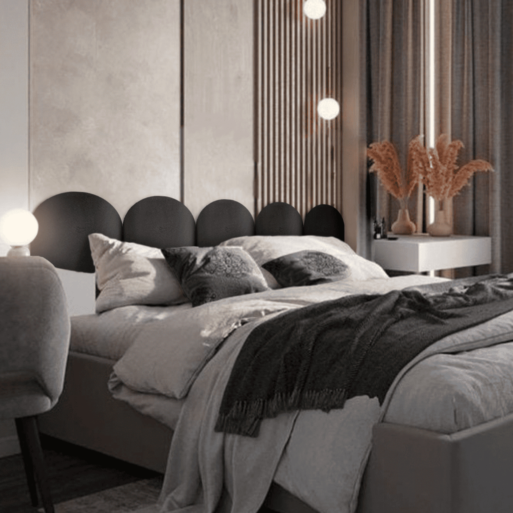 Kit 7 Cabeceiras Nuvem Cerquinha Cama Casal King Adesiva Decorativa ...