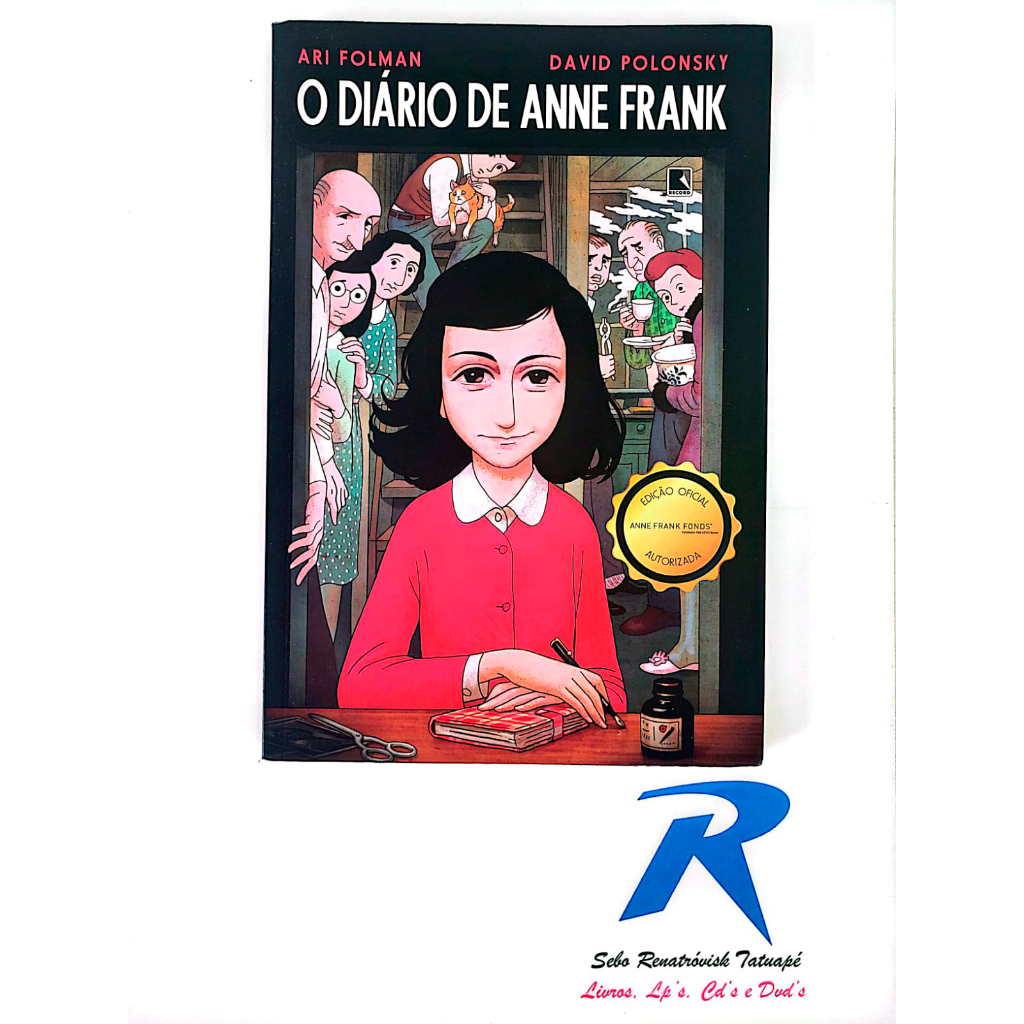 O Diário de Anne Frank - Em Quadrinhos - Editora: Record - Ari Folman ...