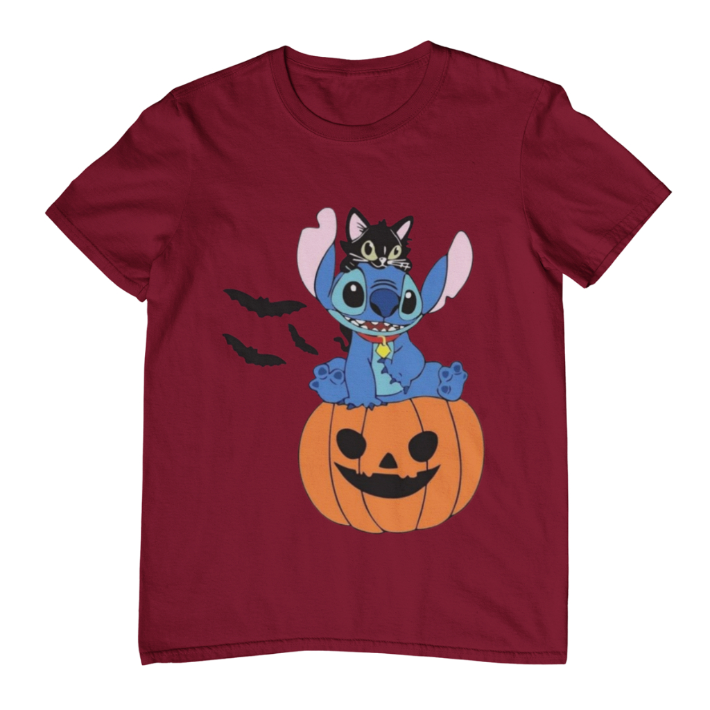 Stitch Halloween Shirt Disney Camiseta Feminina Masculina