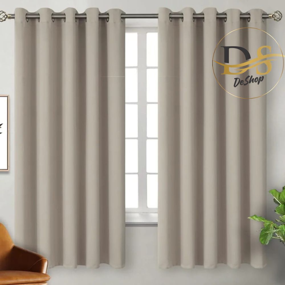 Cortina Roma Palha 2,00m x 1,40m para Sala e Quarto - Diversas Cores Promoção