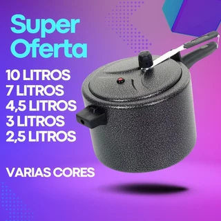 Panela de Pressão 4,5 Litros 3 Litros 7 Litros 2,5 Litros ASJ Varias Cores
