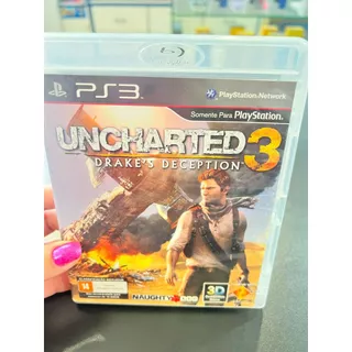 Uncharted 3 PS3 Fisico Semi Novo