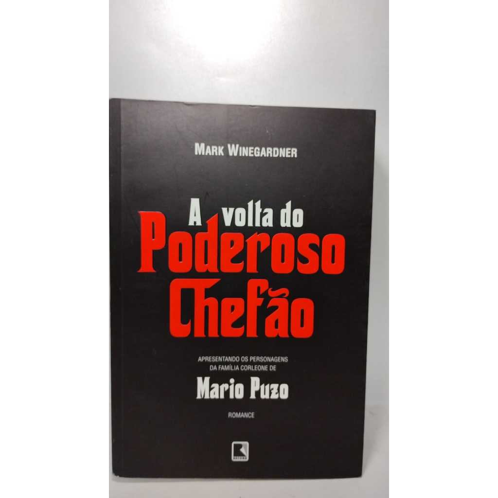 Livro A Volta do Poderoso Chefão - Mario Puzo | Shopee Brasil