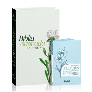 Kit Caminhando com Deus - Bíblia Gigante | ARC | PPM + Devocional