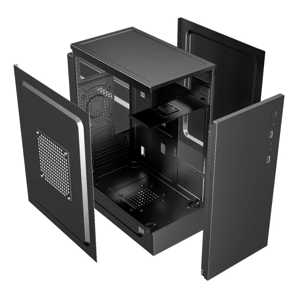 Gabinete Micro ATX - CPU Compacto - Design Inteligente para Escritório