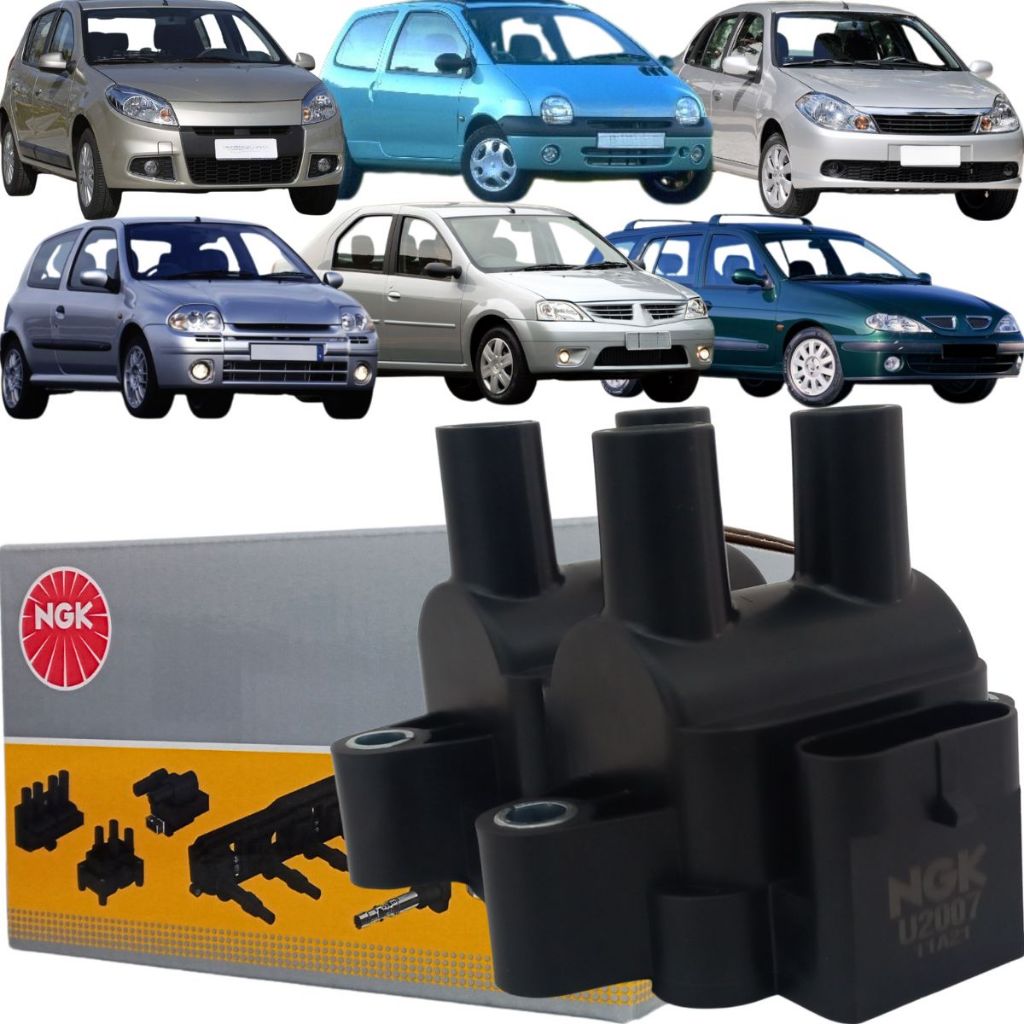 Bobina Ignição NGK Clio Kangoo Logan Sandero Megane Symbol