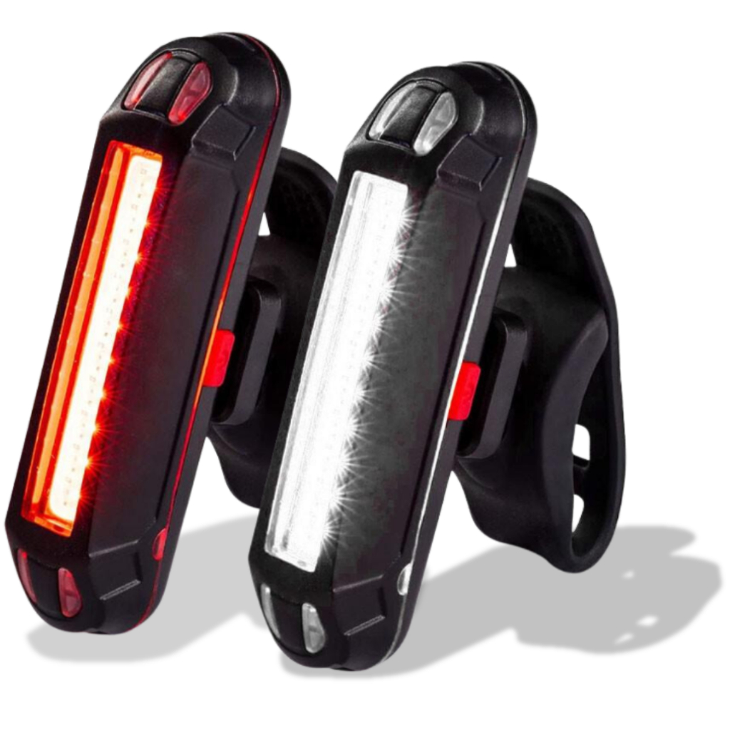 Lanterna Bike Bicicleta Sinalizador Traseira Luz De LED Branca e