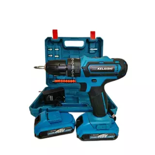 Parafusadeira E Furadeira Sem Fio 48v 2 Baterias Alta potência kit completo