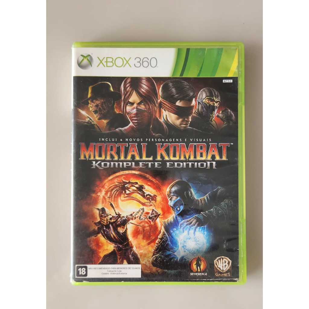 Mortal Kombat Komplete Edition (mídia física) - Xbox 360 | Shopee Brasil