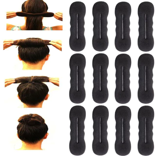 Kit 12 Pçs Magic Bun Coque Rápido Cabelo Acessório Para Coque Rápido