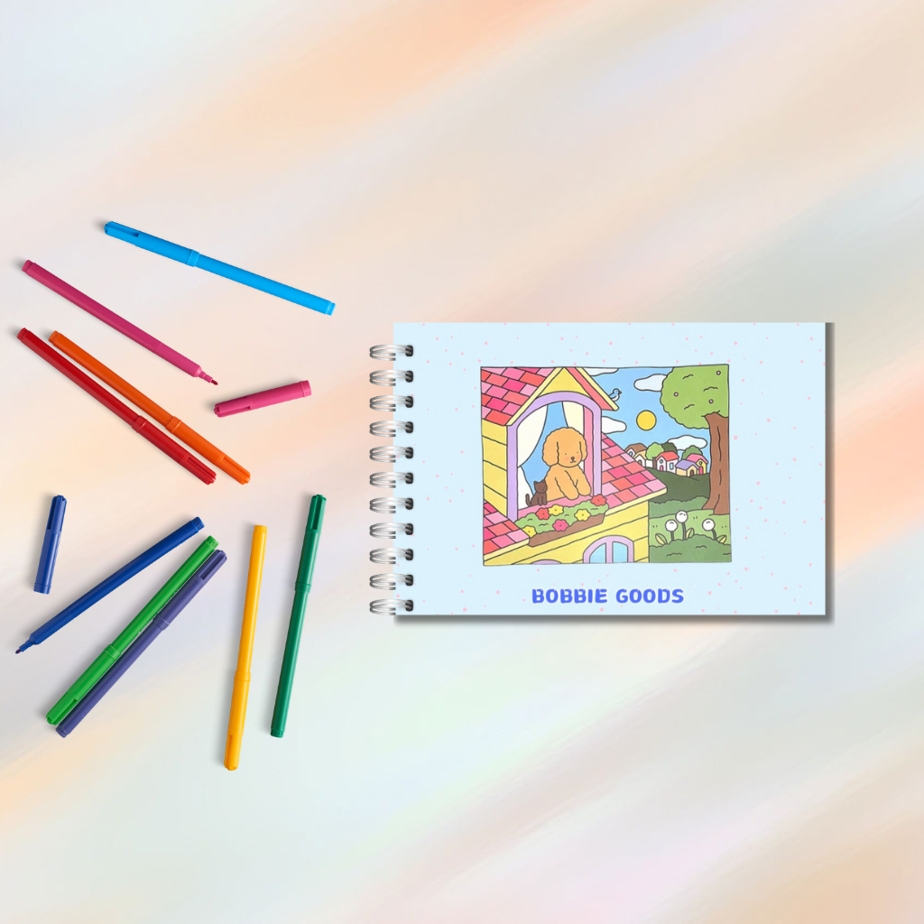 Livro de colorir Bobbie Goods Personalizado 50 folhas de 180g |Folhas ...