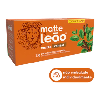 Chá Matte Leão Canela - Caixa com 25 Unidades em Oferta na Shopee