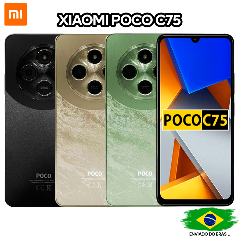 Lançamento Xiaomi Poco C75 6.88" 256/8GB 128/6GB Ram - Versão Global