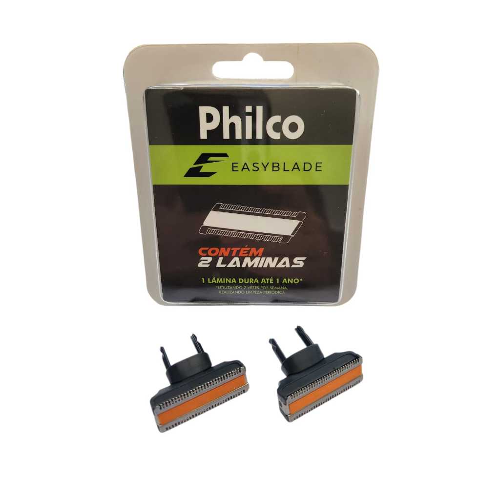 Kit 2 Lâminas Aparador Barbeador Philco Easyblade Pap05 Pap06 Pap09 - Pente 2 Unidades
