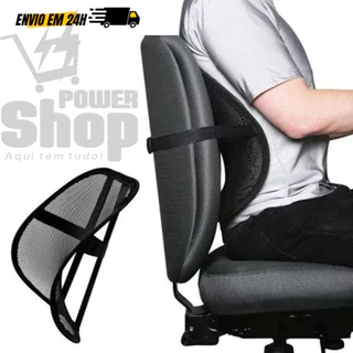 Encosto Apoio Lombar Corretor Postural Cadeira Ortopédico em Oferta na Shopee