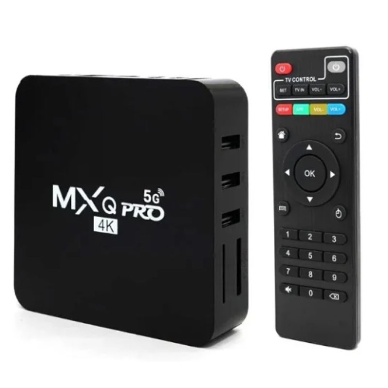 TV BOX MXQ PRO 4K WiFi 5G Conversor de SmarTV em Android 12.0 Shopee