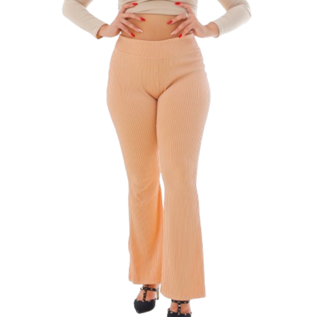 Calca Flare Malha Canelada em Promoção na Shopee Brasil 2025