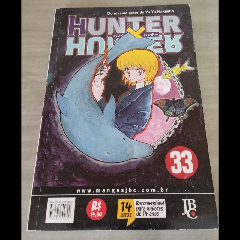 Mangá Hunter x Hunter volume 33 | Shopee Brasil