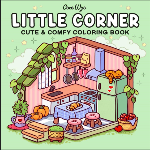 COLORINDO LITTLE CORNER COLORING BOOKS 44 IMAGENS FOFA TENDENCIA BOBBIE