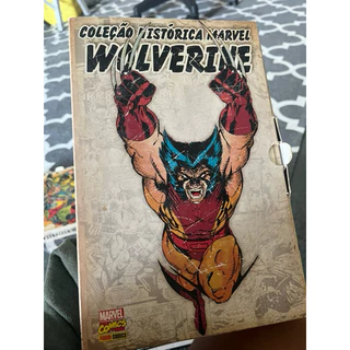 Lote de 5 Revistas Wolverine Coleção Histórica Marvel