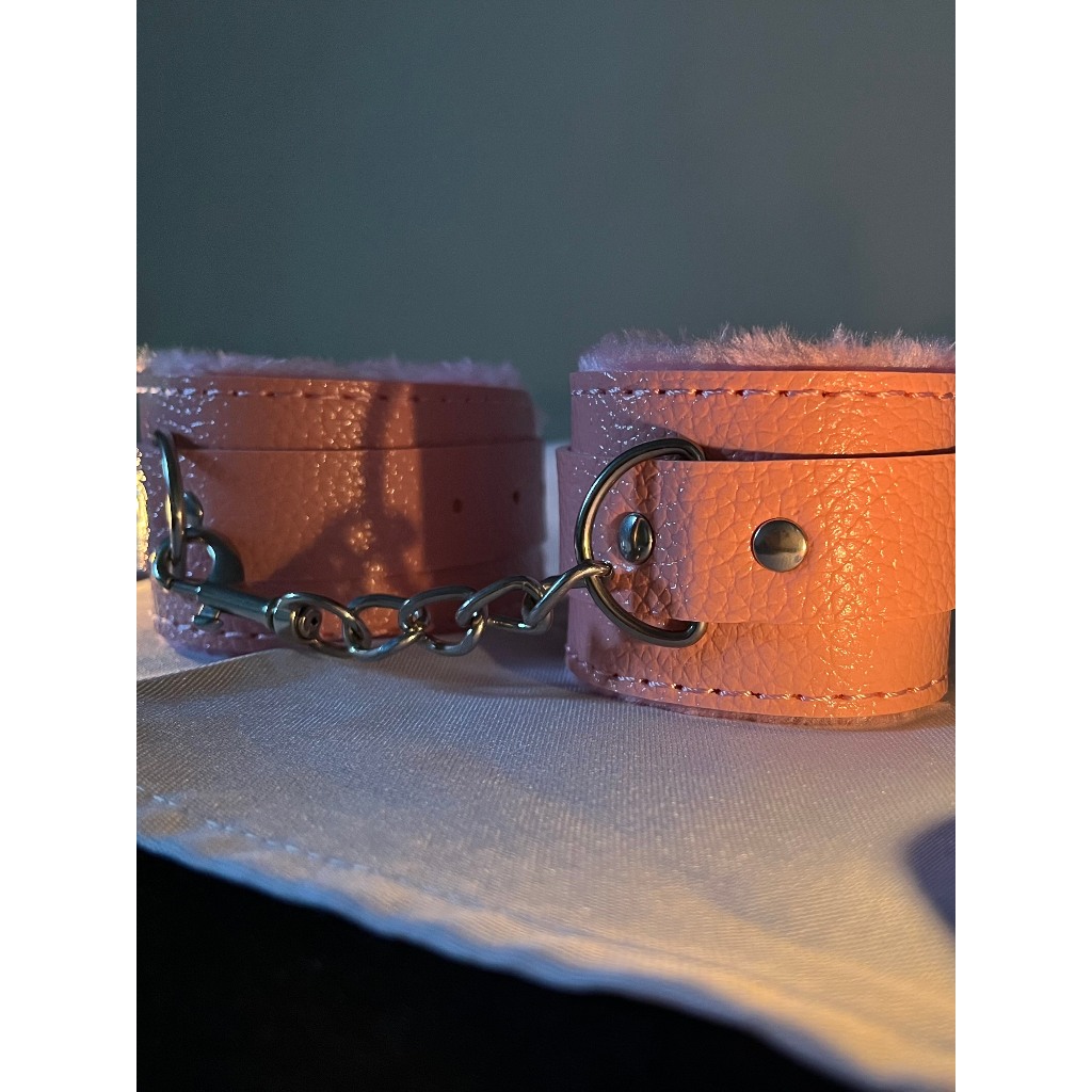 Algema Com Corrente E Fivelas Rosa Sexy Import | Shopee Brasil