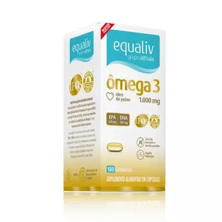 Equaliv Ômega 3 C/180 Cápsulas Gelatinosas